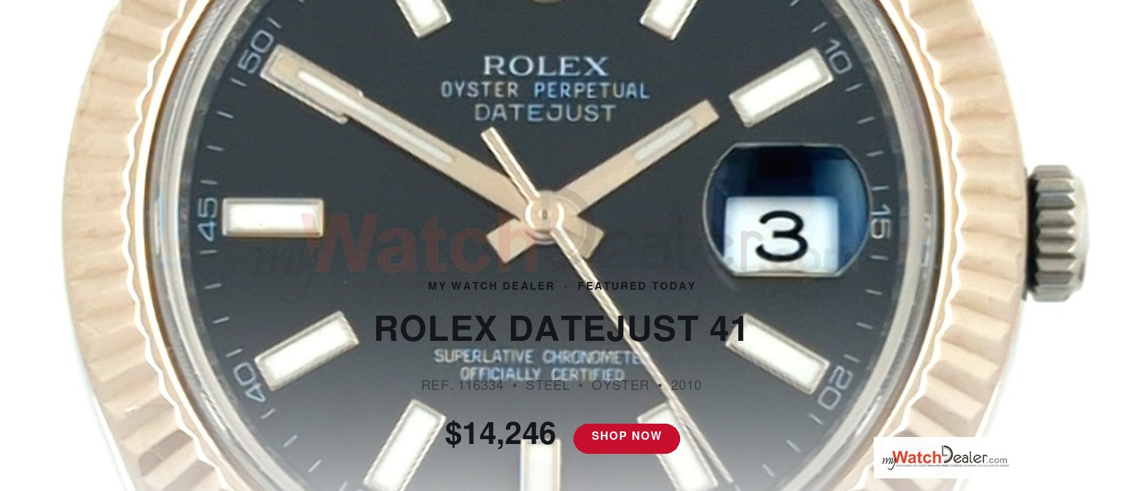 Rolex Datejust II 116334 — 41mm Steel, Fluted Bezel, Papers