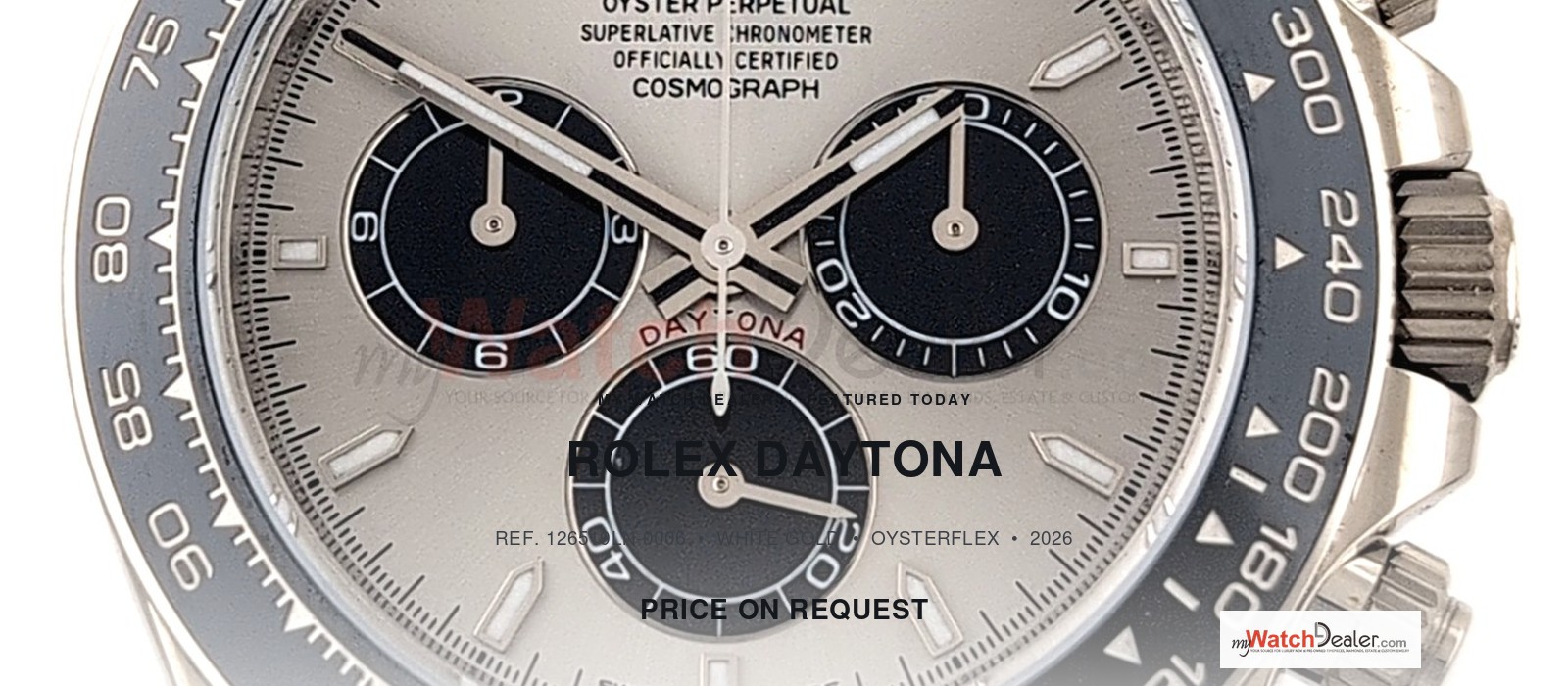Rolex Daytona 126519LN-0006 White Gold Ghost — Unworn, Papers