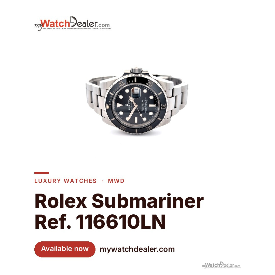 Rolex Submariner 116610LN Steel Ceramic Black Dial