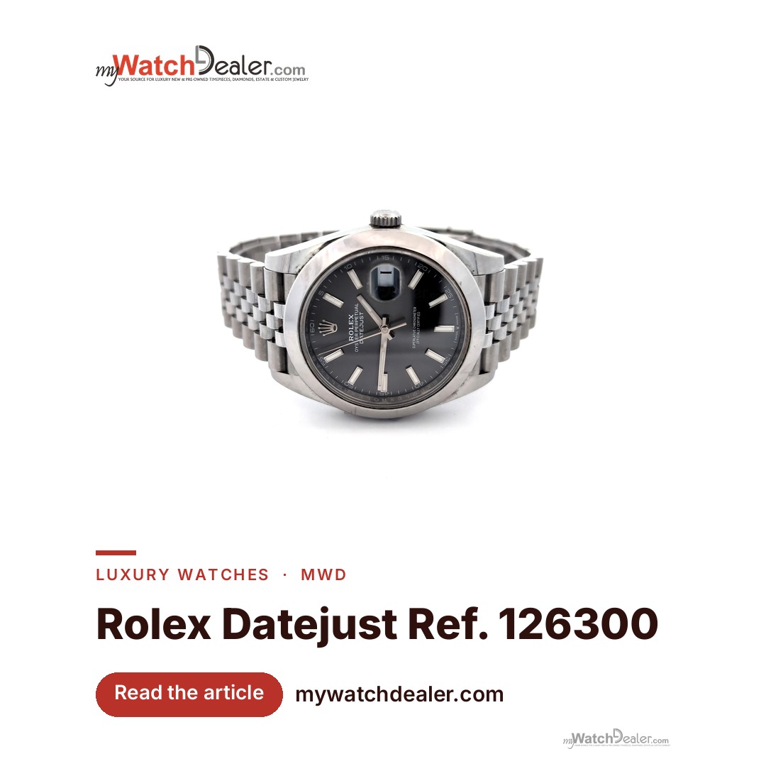 Slate, Steel and White Gold — the Datejust 40 Done Right