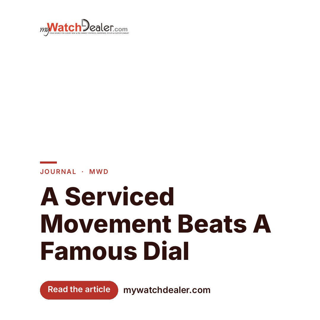 A Serviced Movement Beats A Famous Dial