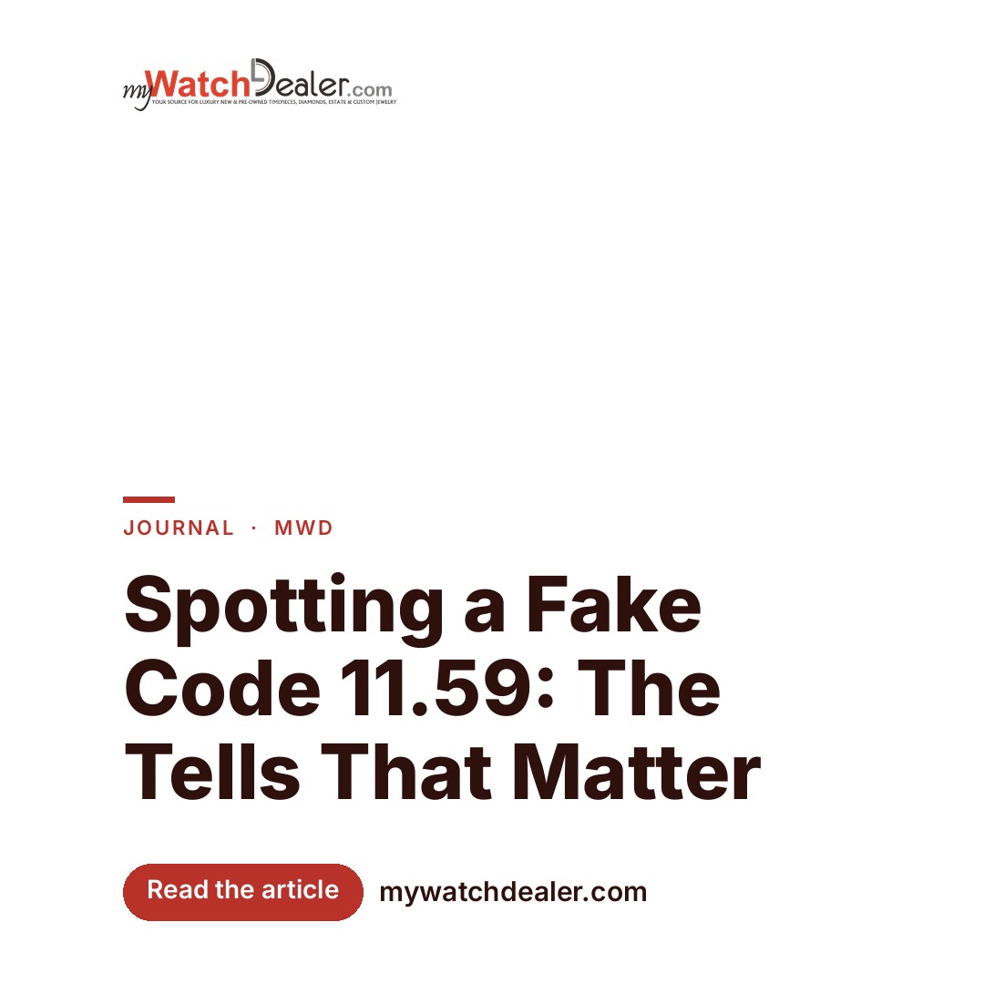 Spotting a Fake Code 11.59: The Tells That Matter