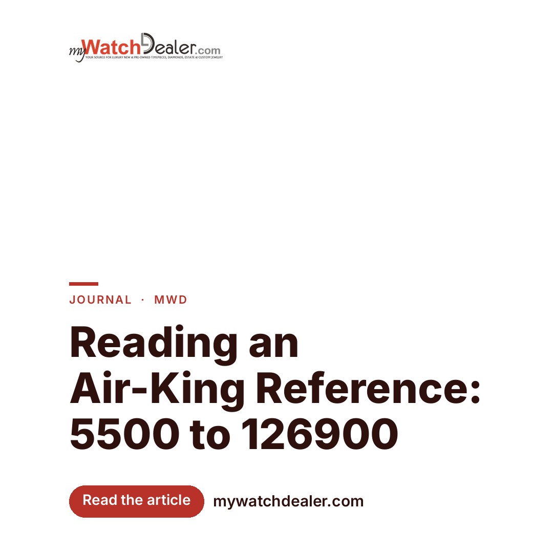 Reading an Air-King Reference: 5500 to 126900