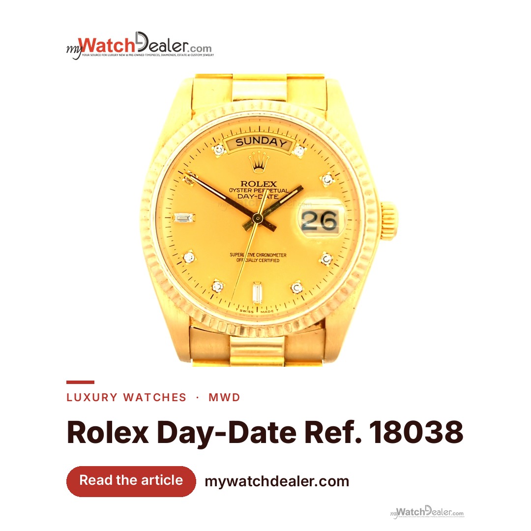 Rolex Day-Date 18038: 36mm Gold That Fits a Smaller Wrist