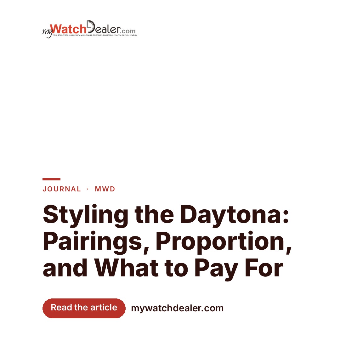 Styling the Daytona: Pairings, Proportion, and What to Pay For