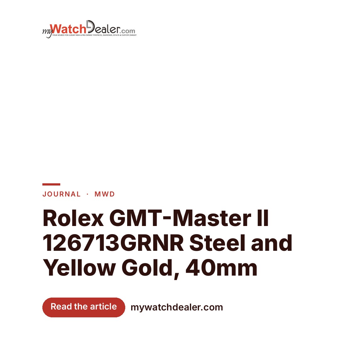Rolex GMT-Master II 126713GRNR Steel and Yellow Gold, 40mm