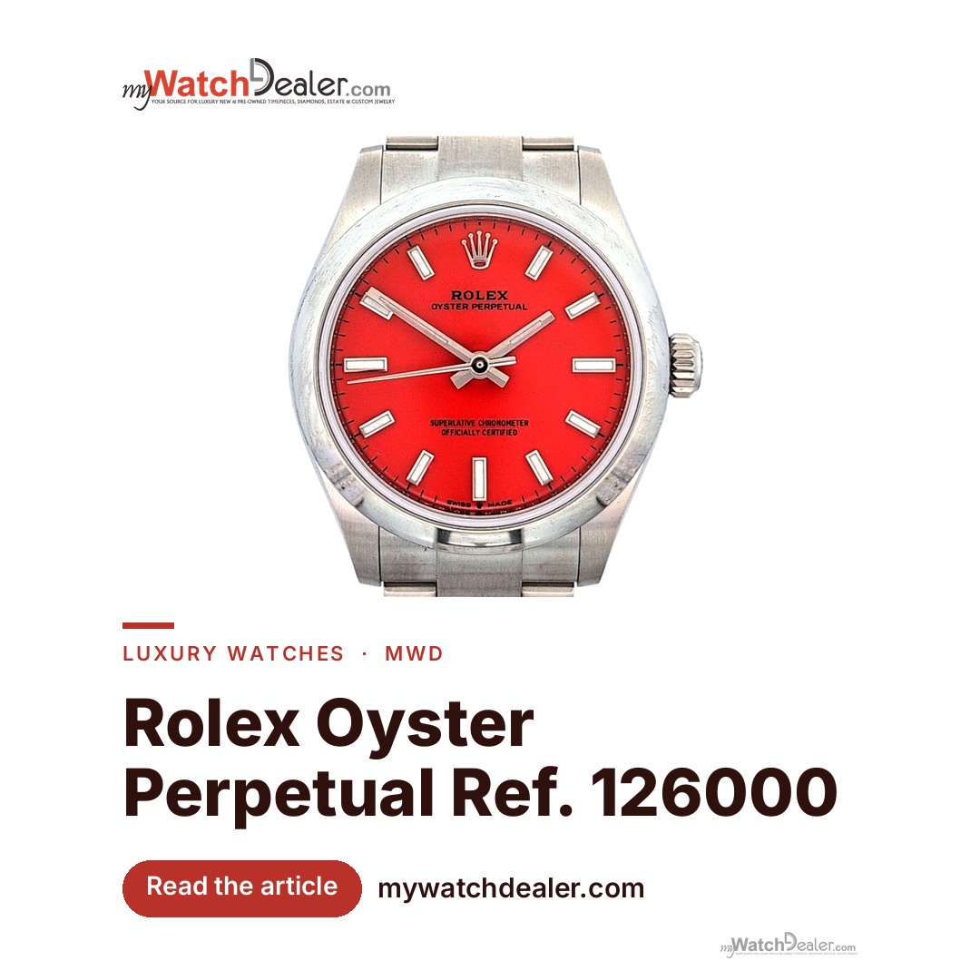 Rolex Oyster Perpetual 36 in Steel, Red Coral Dial