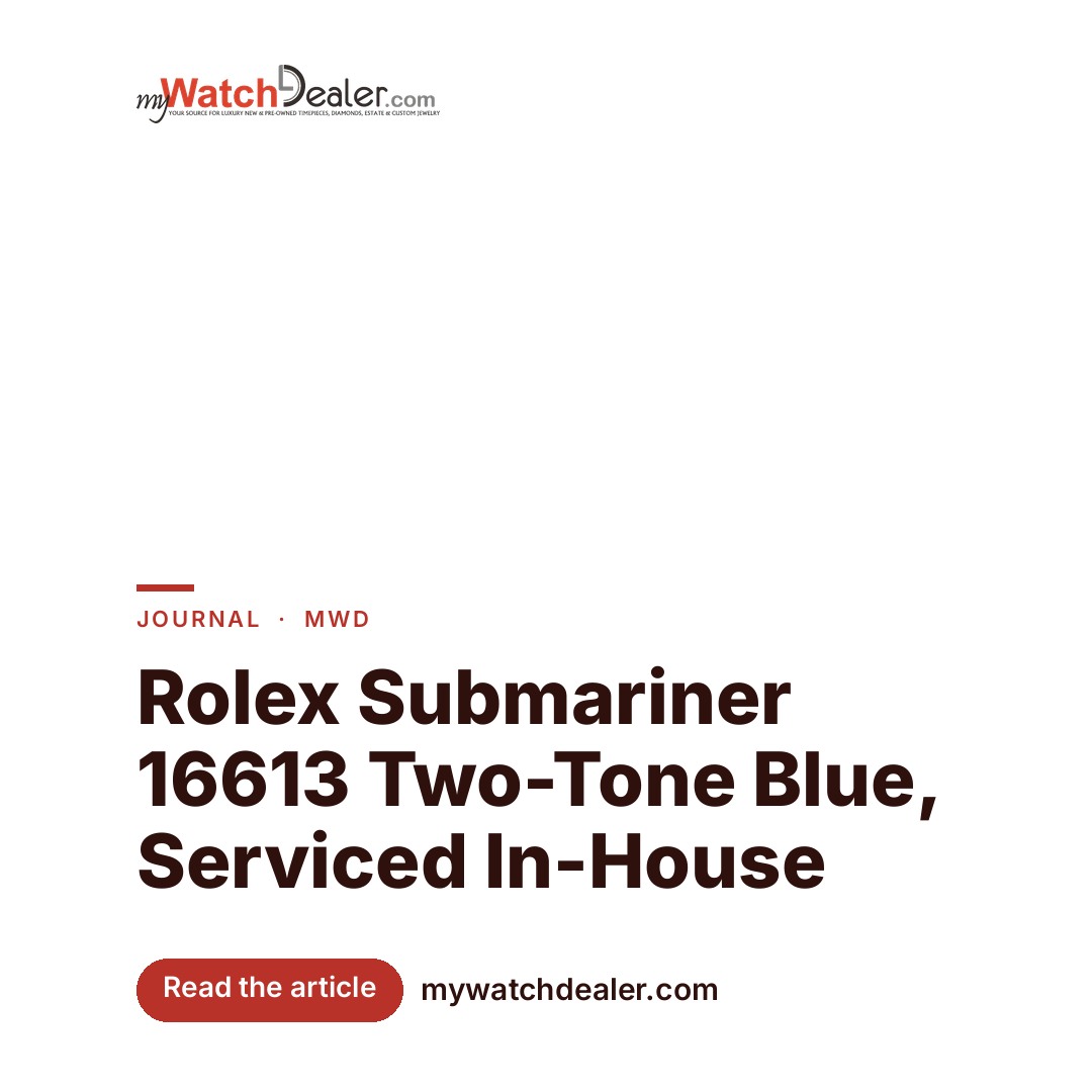 Rolex Submariner 16613 Two-Tone Blue, Serviced In-House