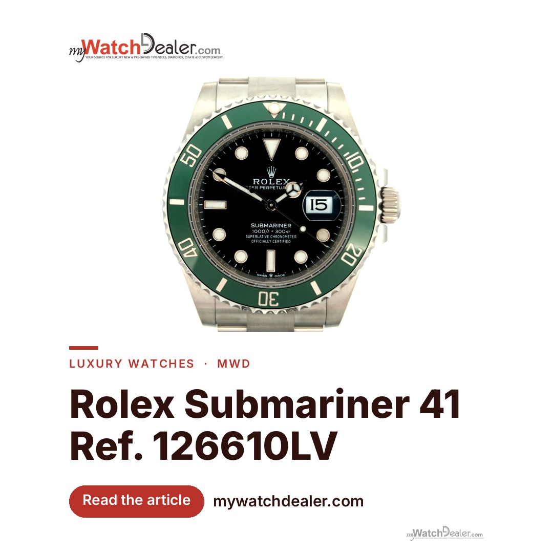 The Green-Bezel Submariner 41 in Steel