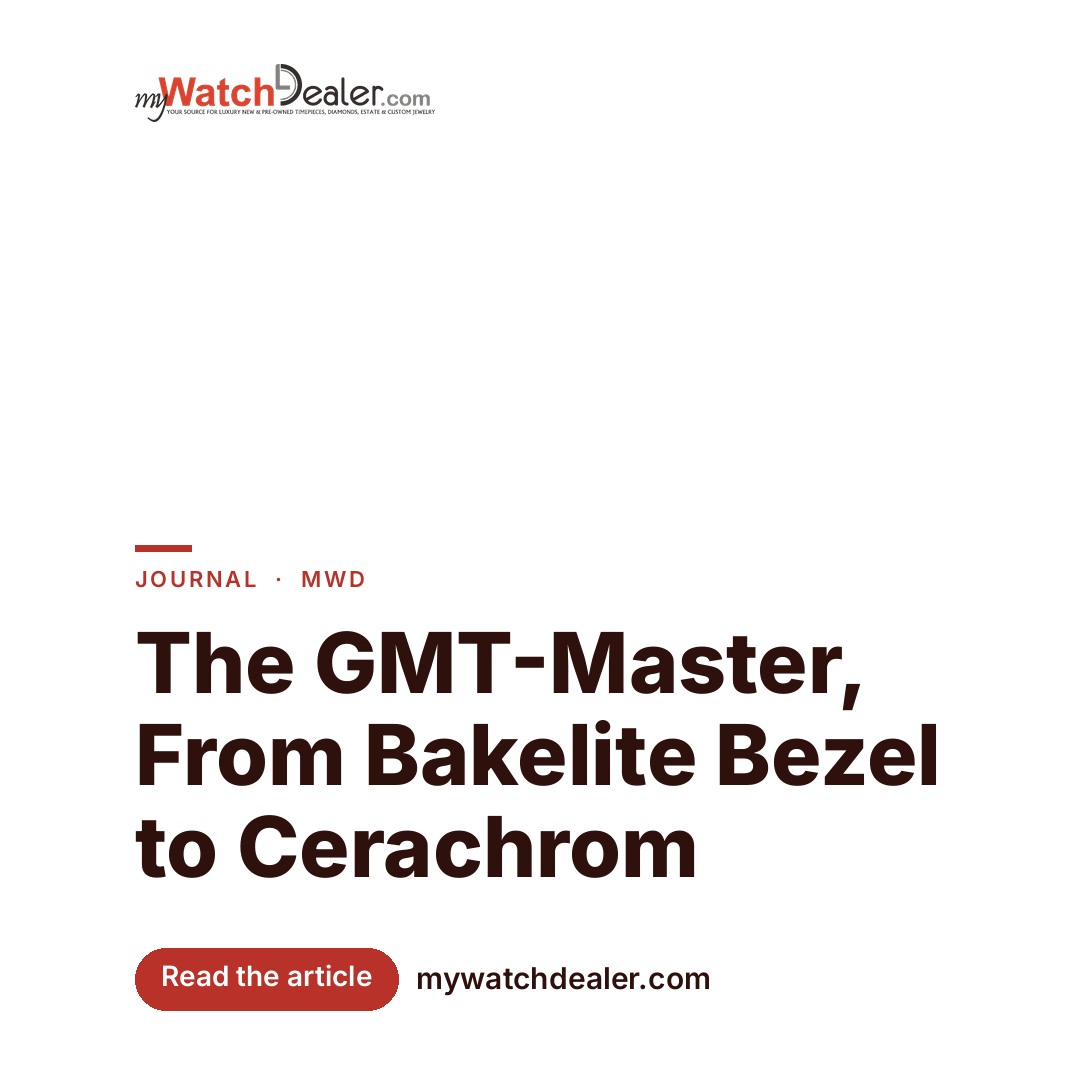 The GMT-Master, From Bakelite Bezel to Cerachrom