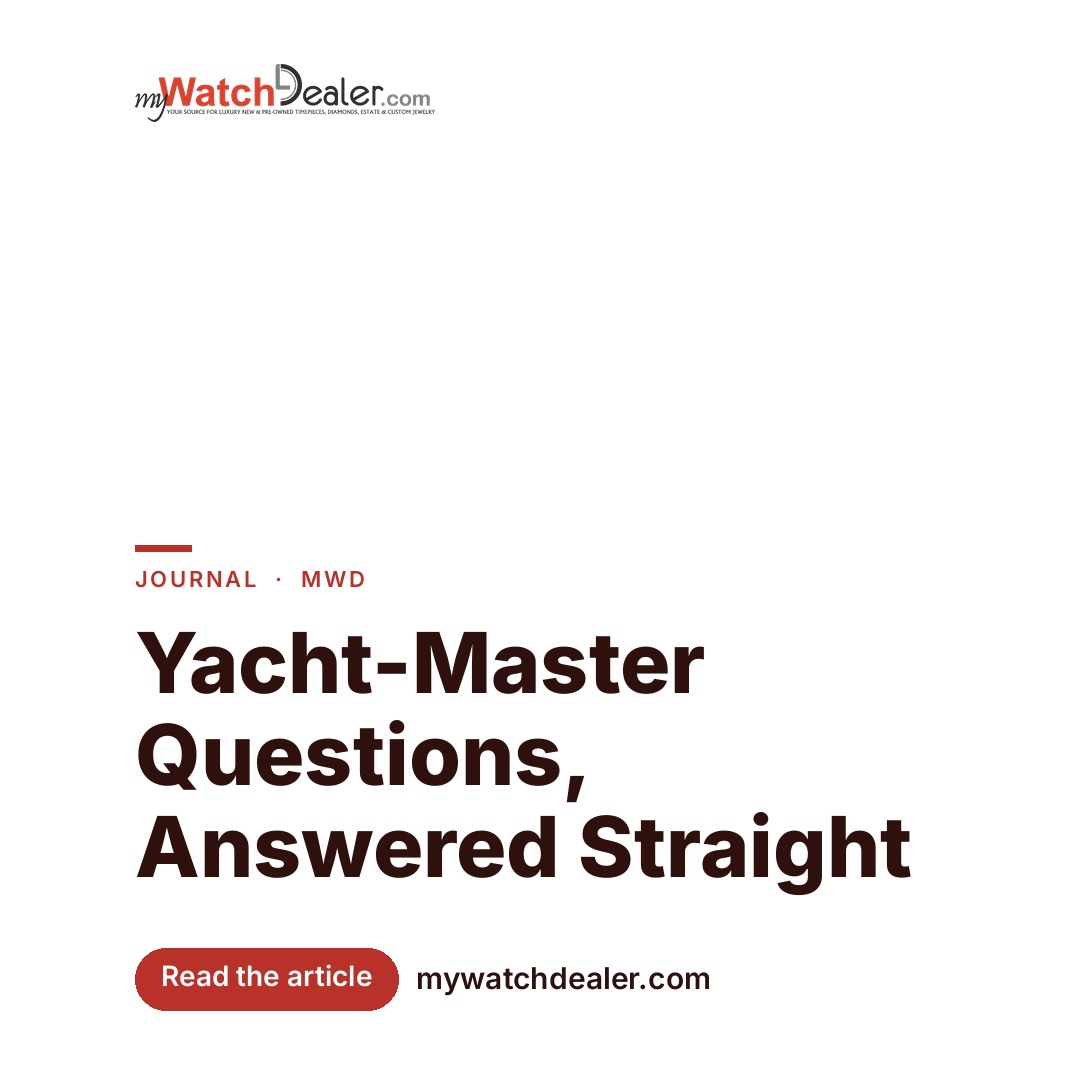 Yacht-Master Questions, Answered Straight