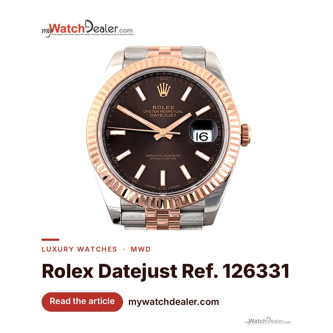 Rolex Datejust 41 Two-Tone Rose Gold Ref 126331-0002