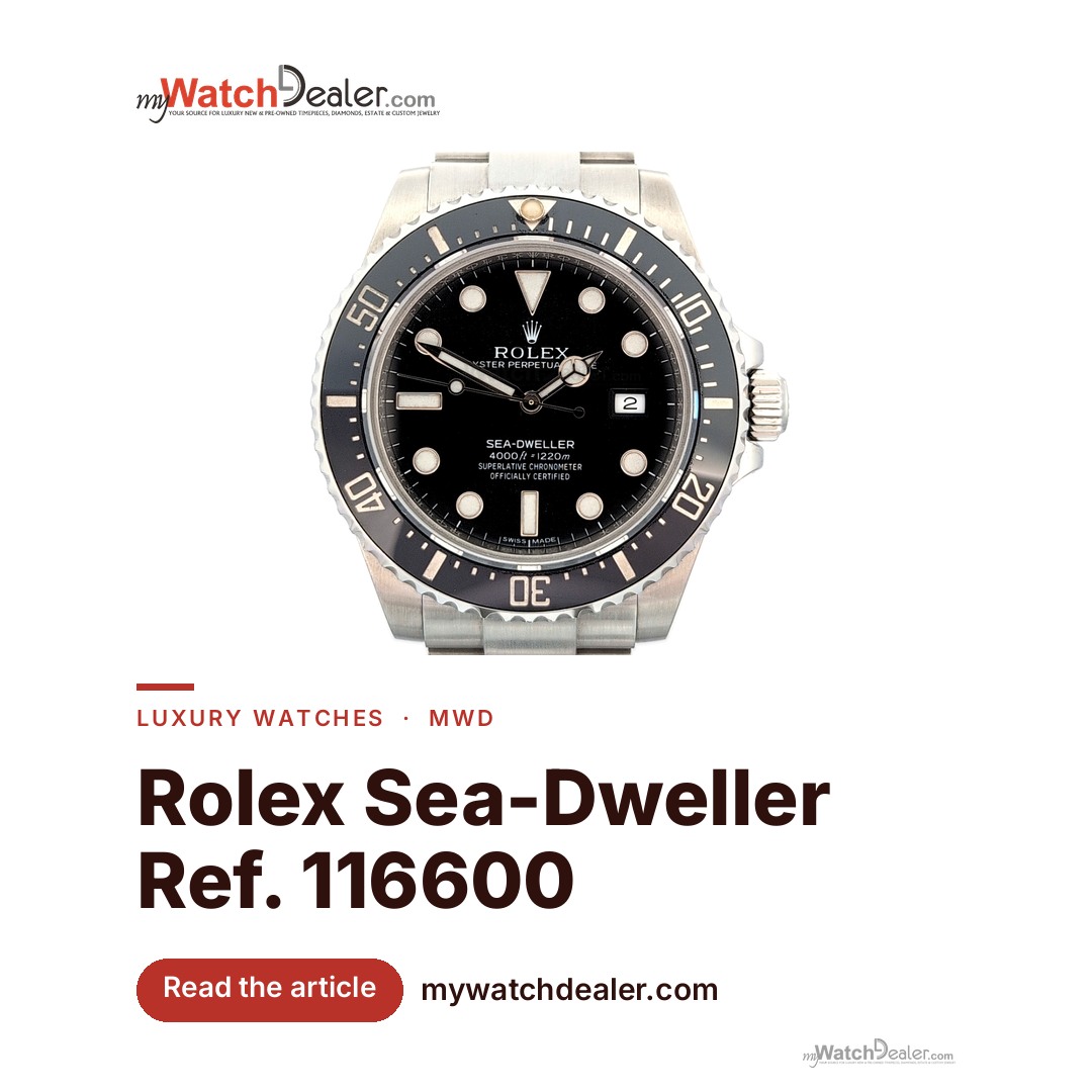 Rolex Sea-Dweller 116600 — 40mm Steel, Ceramic Bezel, Like New