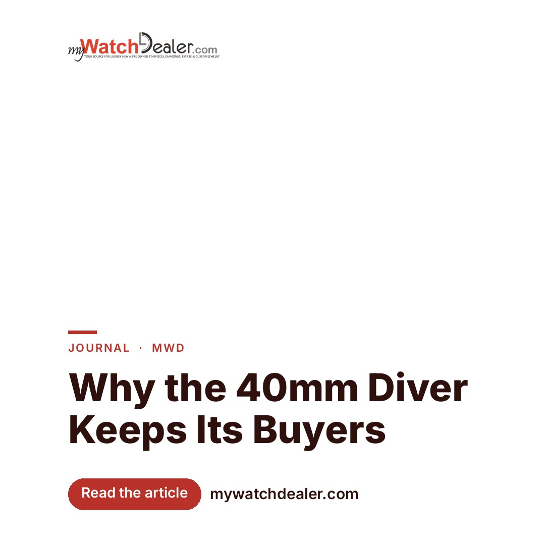 Why the 40mm Diver Keeps Its Buyers