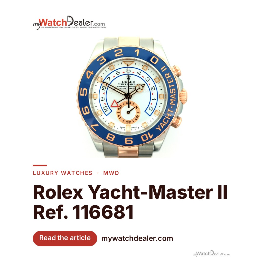 Yacht-Master II 116681: Where the Steel-and-Everose Sits