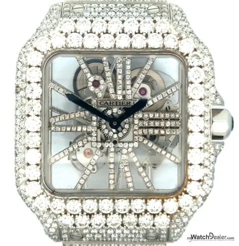 Cartier Santos de Cartier Skeleton WHSA0015 Watch Only