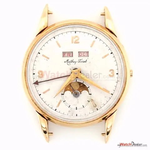 Mathey-Tissot Moon Phase Calendar Vintage