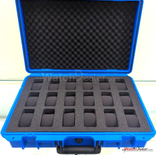 Shak Protective Watch Transport Case HWC-18-BLU