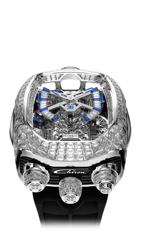 Jacob & Co Bugatti Chiron Tourbillon Baguette BU800.30.BD.BD.B