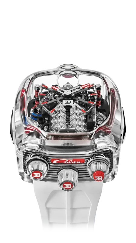 Jacob & Co Bugatti Chiron Tourbillon Sapphire Crystal BU210.80.AC.AB.B