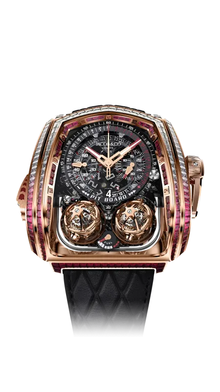 Jacob & Co Twin Turbo Furious Baguette TT800.40.AA.AA.A