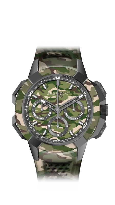 Jacob & Co Epic X Chrono 44MM Tri-Compax EC440.20.AB.AA.A