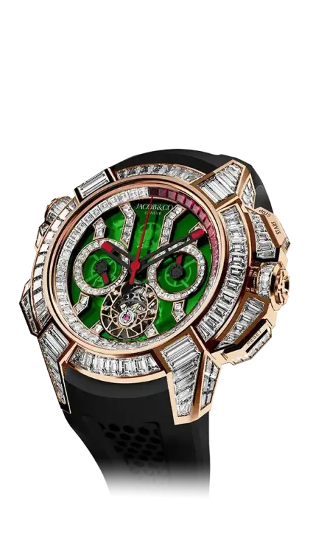Jacob & Co Epic X Chrono Tourbillon Baguette EC380.40.BD.AA.A
