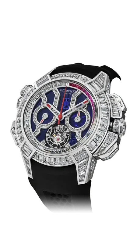 Jacob & Co Epic X Chrono Tourbillon Baguette EC380.30.BD.AA.A