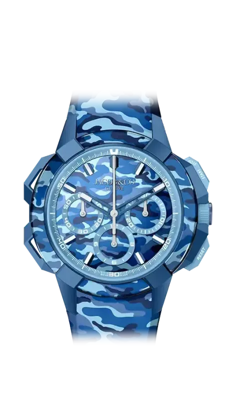 Jacob & Co Epic X Chrono 44MM Tri-Compax EC440.22.AB.AA.A