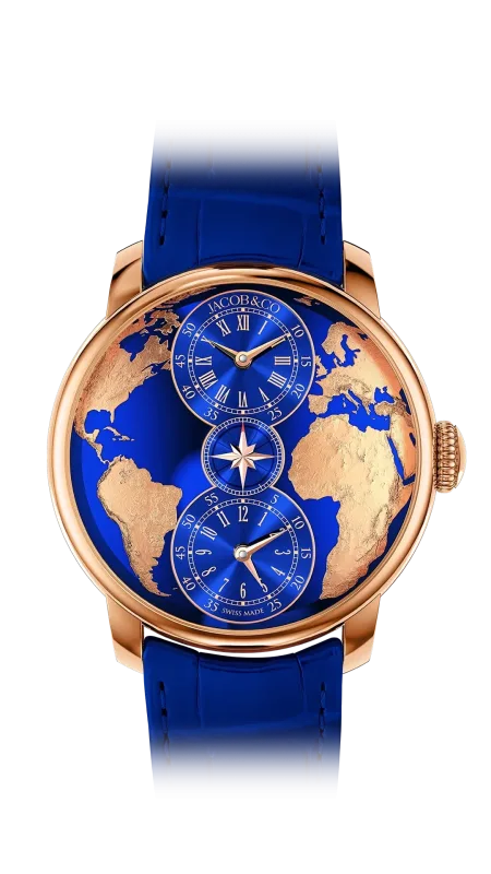 Jacob & Co The World is Yours Dual Time Zone DT100.40.AA.AE.A