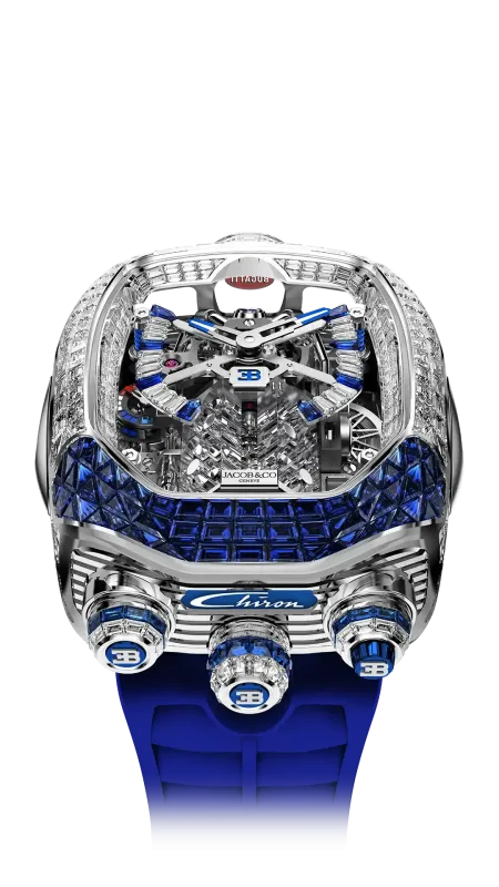 Jacob & Co Bugatti Chiron Tourbillon Baguette BU800.30.AM.UA.A