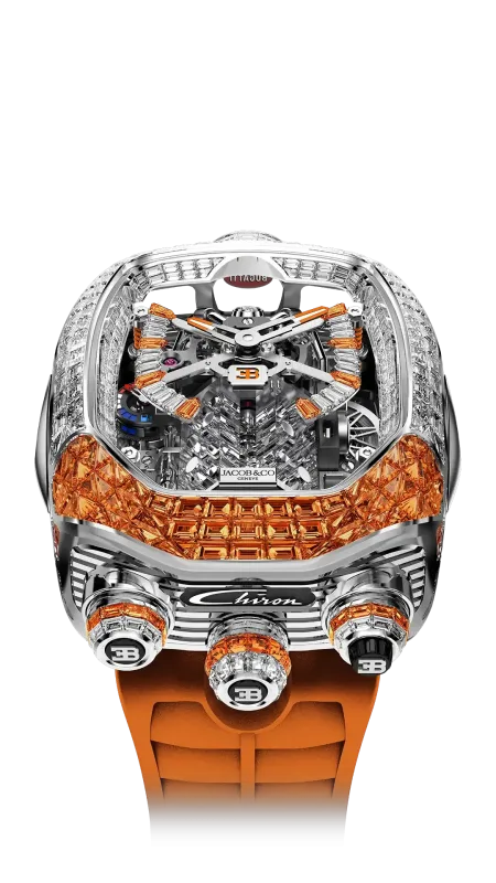 Jacob & Co Bugatti Chiron Tourbillon Baguette BU800.30.AL.UA.A