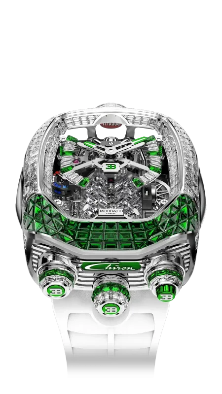 Jacob & Co Bugatti Chiron Tourbillon Baguette BU800.30.AK.UA.ABRUA