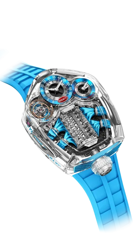 Jacob & Co Bugatti Tourbillon Sapphire Crystal BU310.80.AA.UA.ABRUA