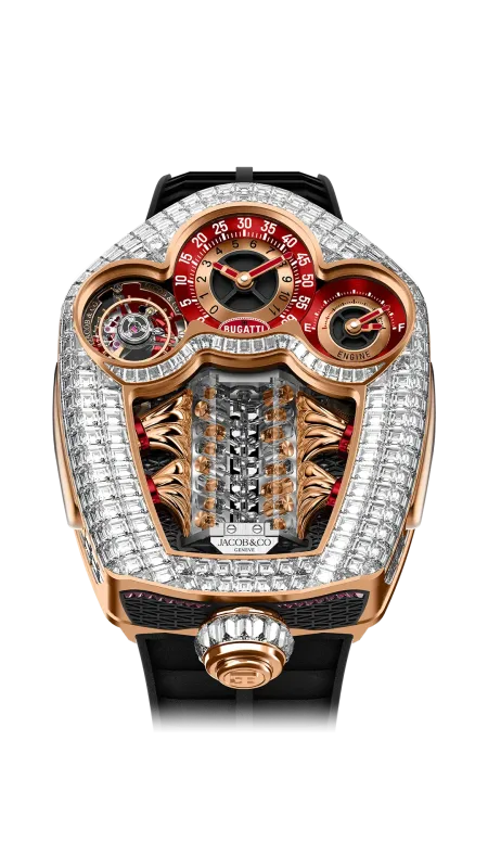 Jacob & Co Bugatti Tourbillon Baguette BU820.40.BD.AA.A