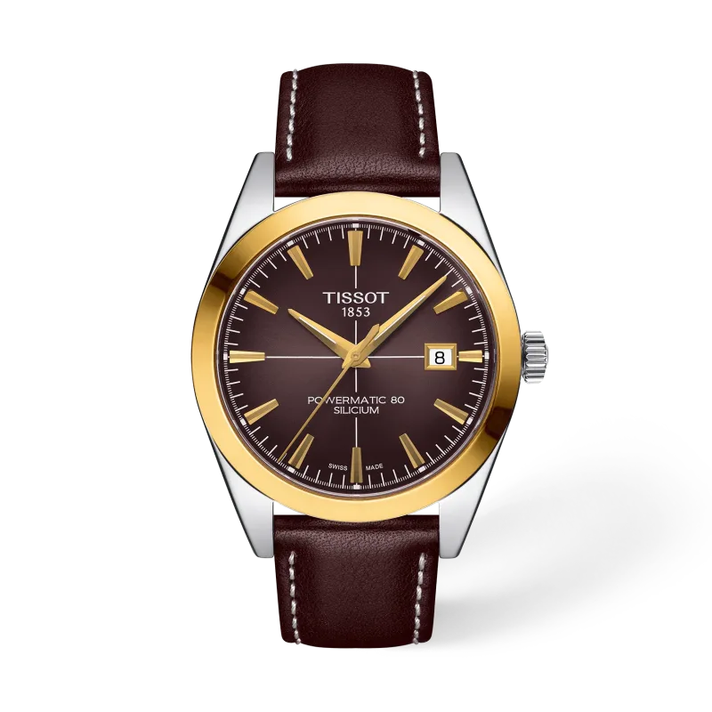 Tissot Gentleman Gold Bezel T9274074629101