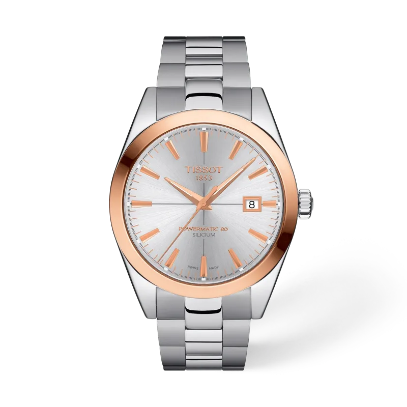 Tissot Gentleman Gold bezel T9274074103100