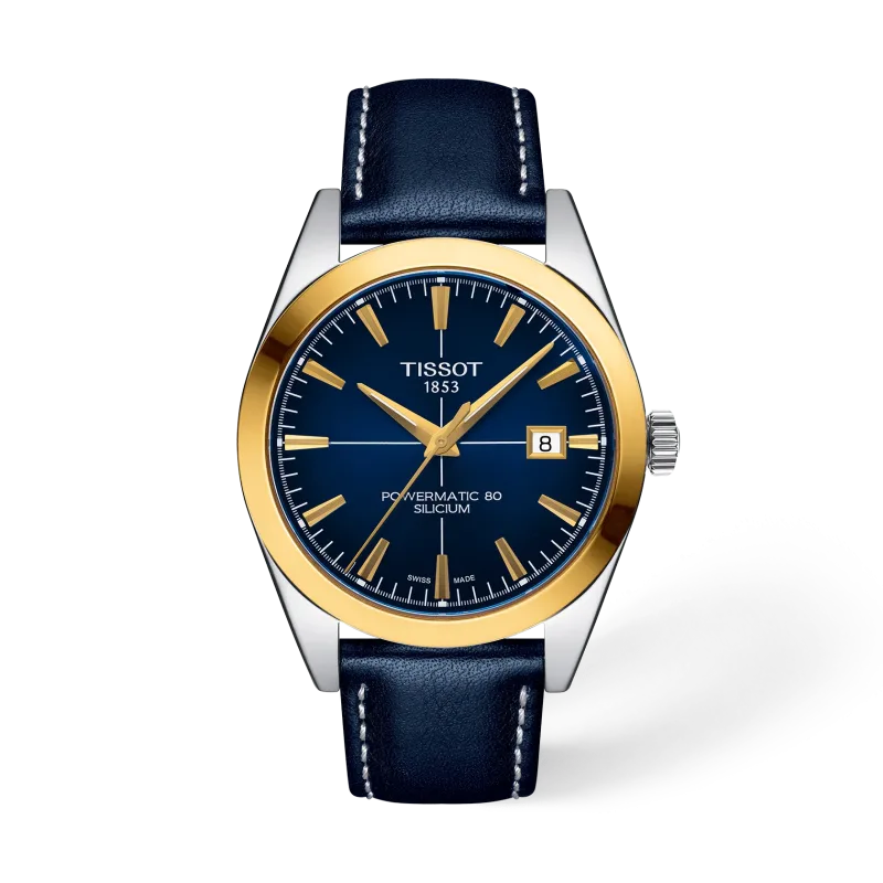 Tissot Gentleman Gold Bezel T9274074604101