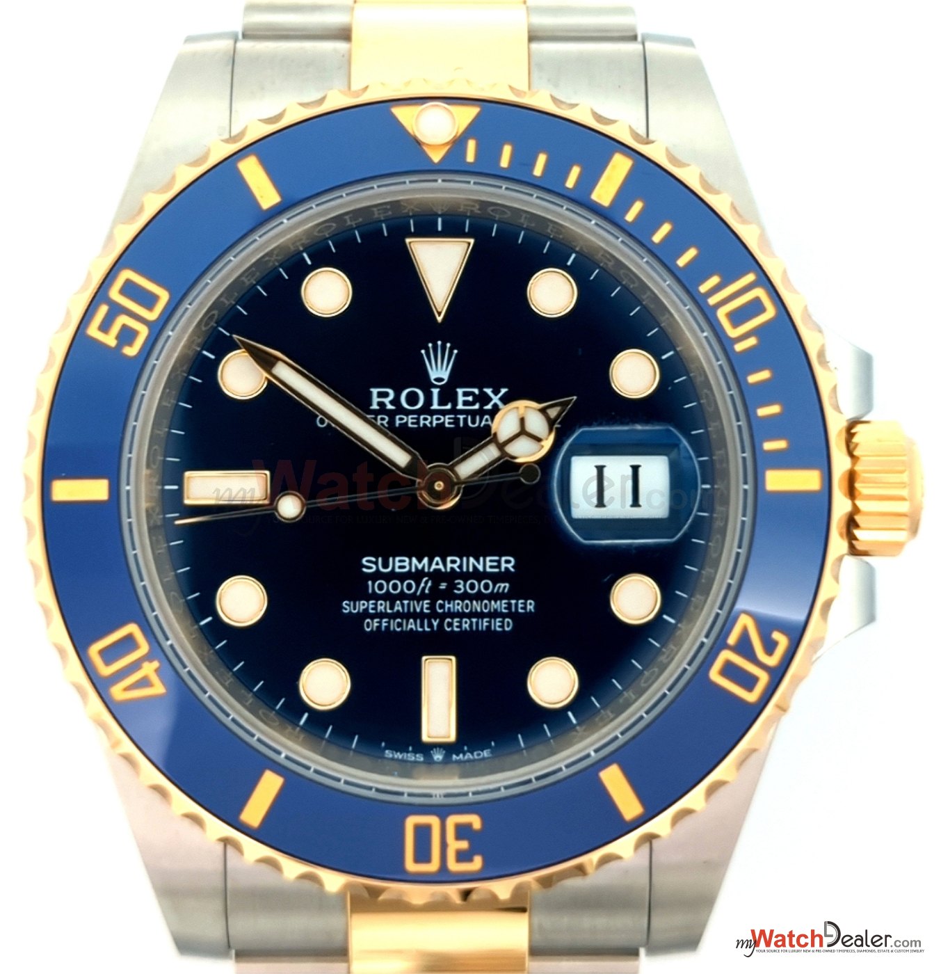 The Two-Tone Bluesy Submariner Collectors Ask For