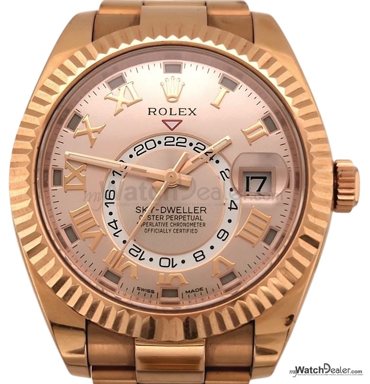 Rolex Sky-Dweller in Rose Gold: Big Case, Smaller Wrist