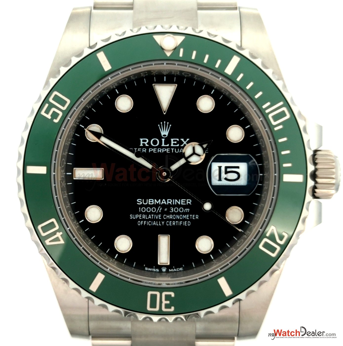 The Green-Bezel Submariner 41 in Steel